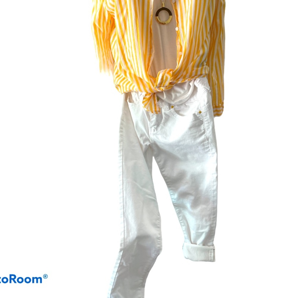 Size 3/4 white jeans